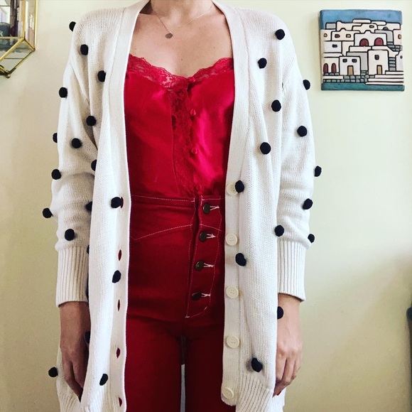 The Great Pom-Pom Knit Cardigan - Picture 2 of 13